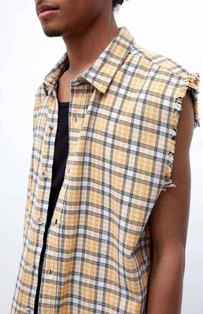 PacSun Sleeveless Plaid Shirt | PacSun