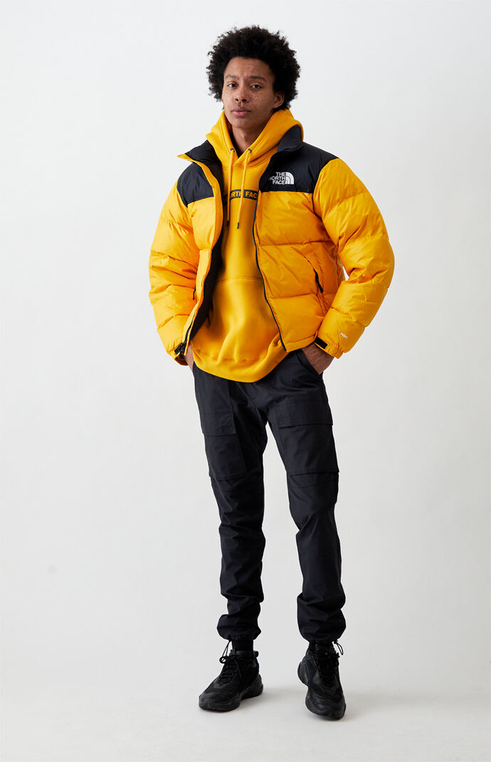 Gold 1996 Retro Nuptse Puffer Jacket