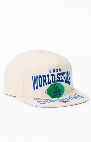 LA Dodgers 2020 World Series Champions Snapback Hat image number 1