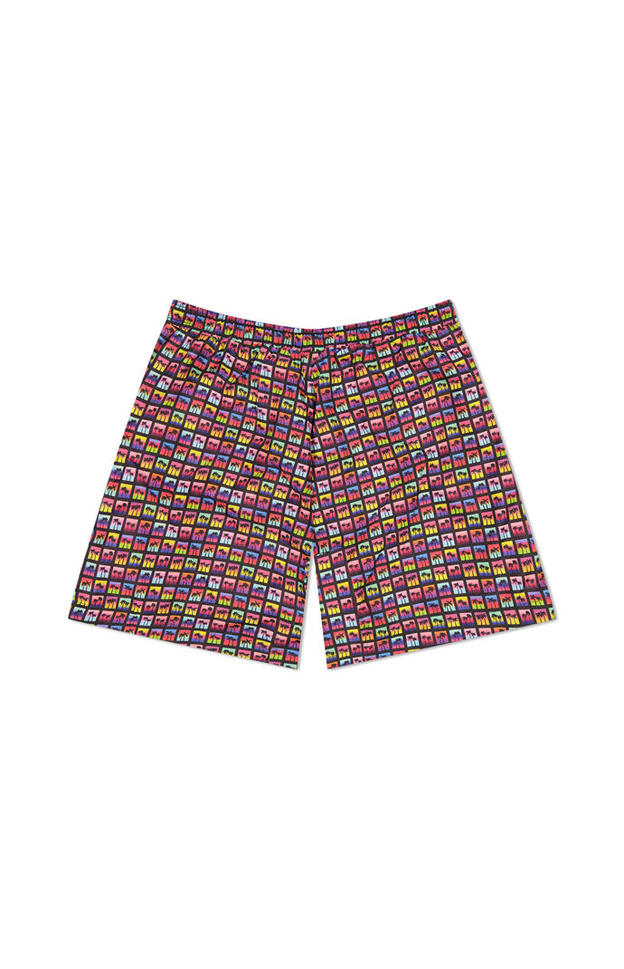 Zack Seersucker Swim Trunks