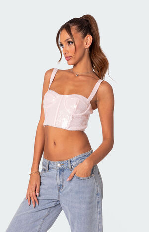 Glitzy Sequin Corset image number 1