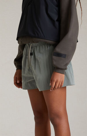 Essentials Seal Crinkle Nylon Running Shorts image number 4