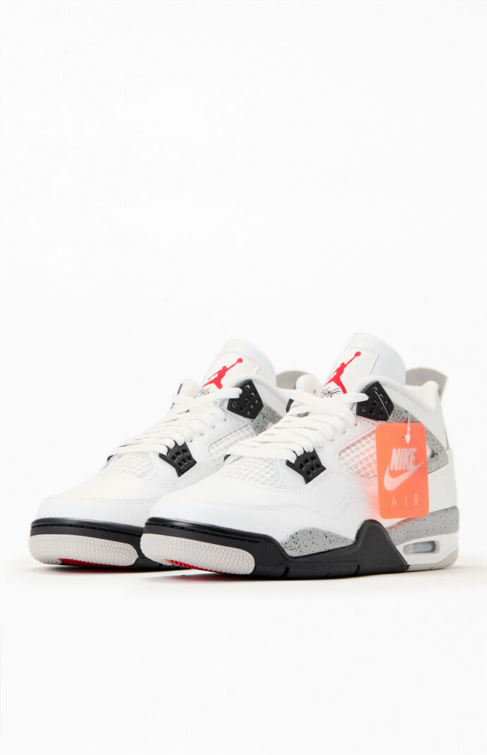 Air Jordan 4 Retro SB White Cement Shoes | Pacsun