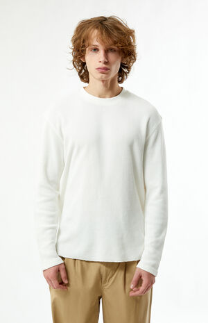 Classic Waffle Knit Long Sleeve T-Shirt image number 1