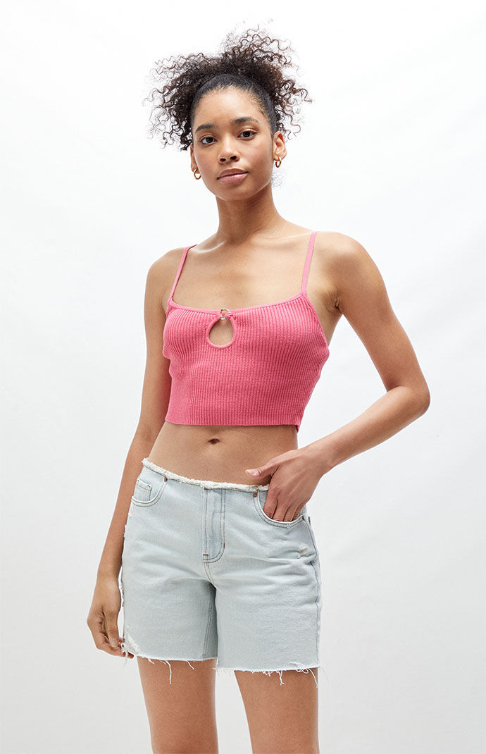LA Hearts Keyhole Sweater Tank Top | PacSun