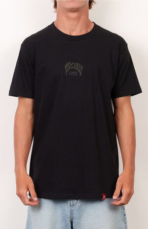 Black Stacked T-Shirt image number 4