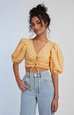 Piper Keyhole Crop Top image number 1