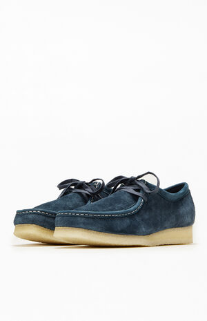 Navy Wallabee Shoes image number 2