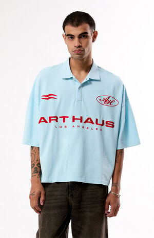 Art Haus Oversized Polo Shirt image number 2
