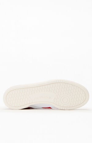 Women's White & Red Club C Revenge Sneakers image number 4