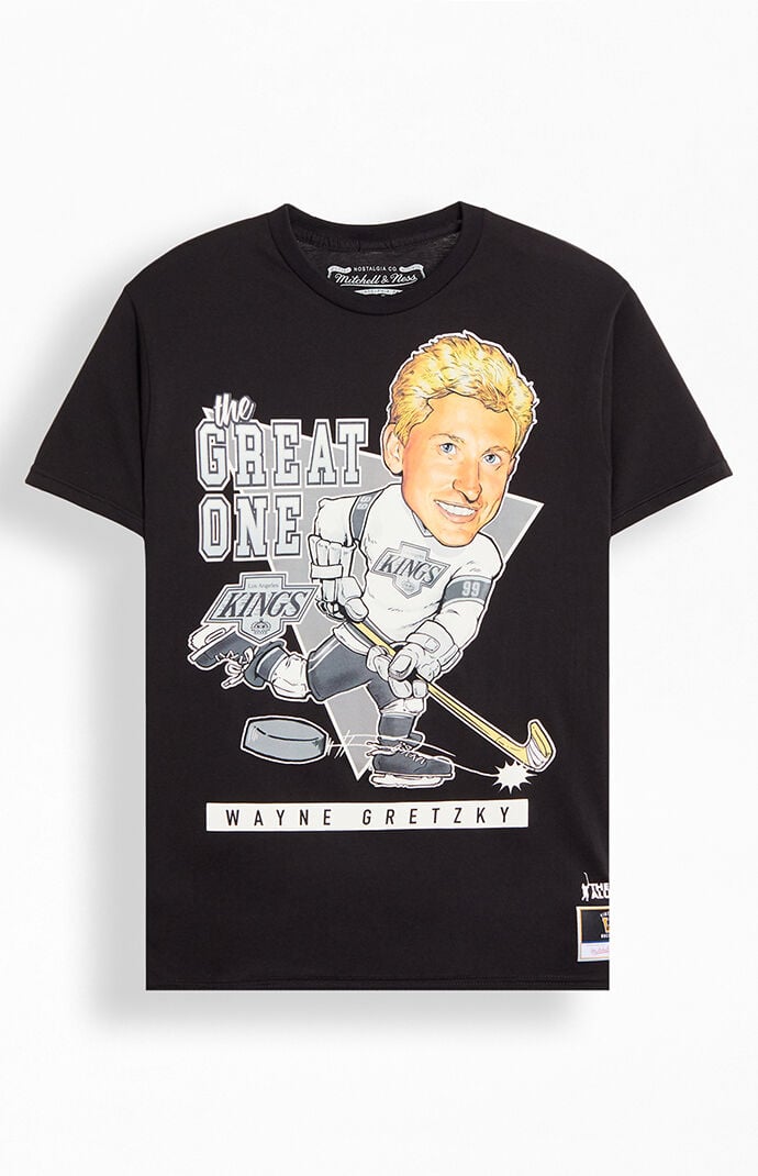 Mitchell Ness Wayne Gretzky Caricature T Shirt PacSun