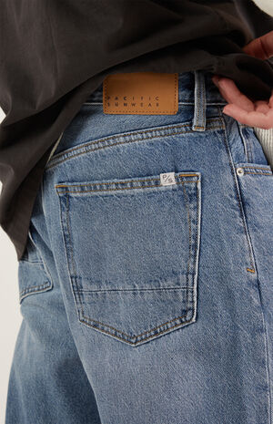 Medium Indigo Baggy Jeans image number 2