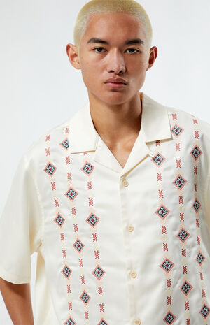 Archie Embroidered Oversized Camp Shirt image number 2