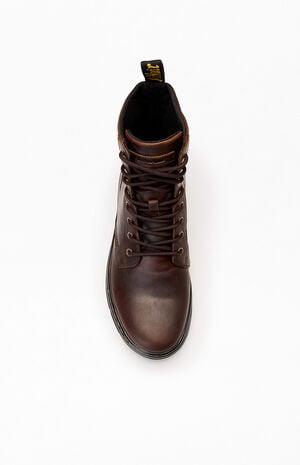 Crazy Horse Combs Leather Lace Up Boots image number 5