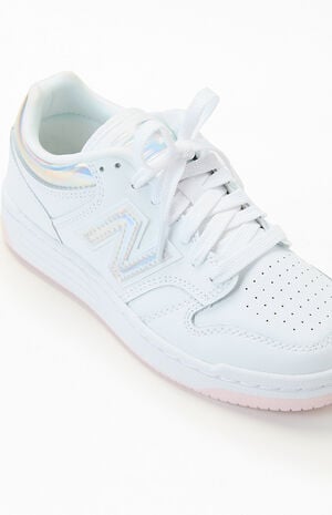 Kids White & Pink 480 Shoes image number 6