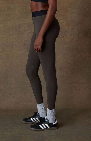 Women's Off Black Sport Leggings image number 3