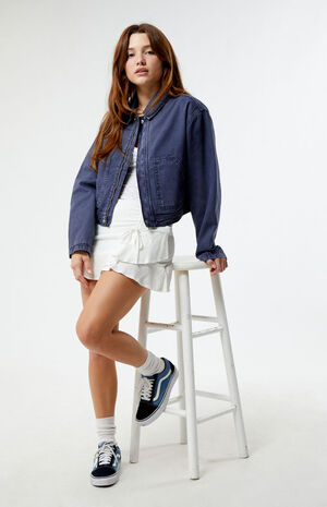 Canvas Cropped Jacket image number 1
