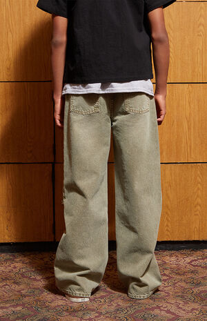 Olive Baggy Jeans image number 7