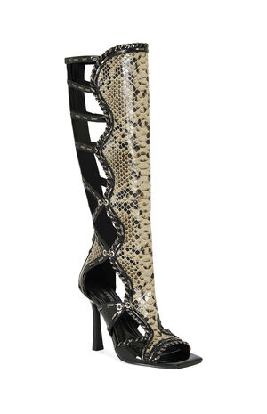 Women's Indranihigh Snakeskin Boots image number 2