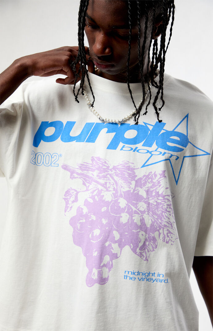 Pacsun Purple Cropped Boxy T-Shirt | Pacsun