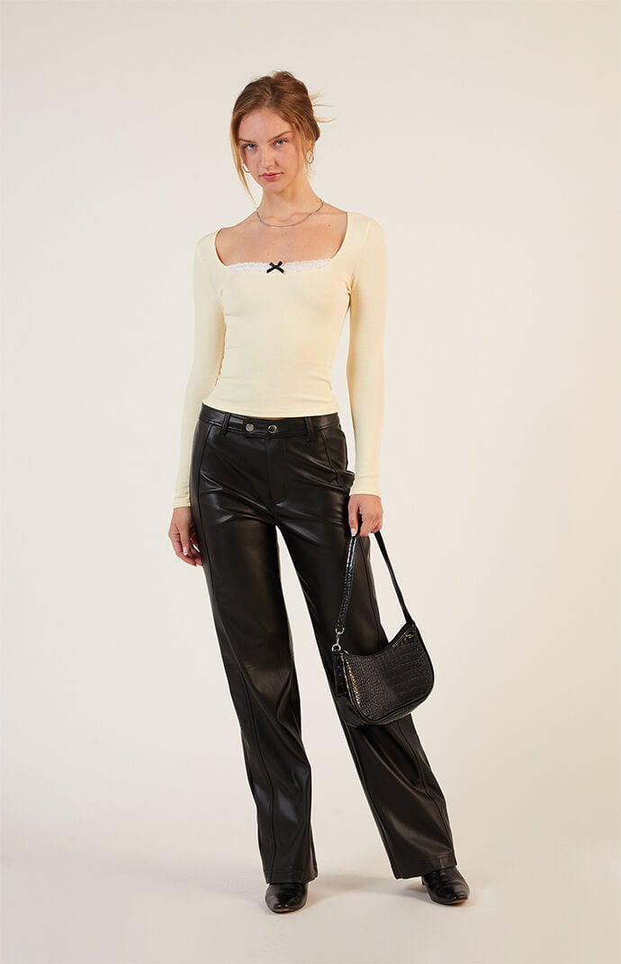 Tie Cuff Rib Tee by J.W. Anderson- La Garçonne