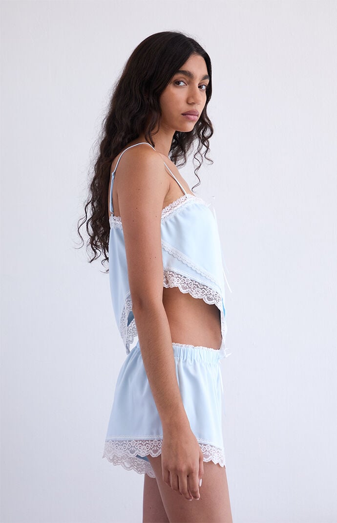 PS GOODNIGHT Pointed Lace Pajama Tank Top