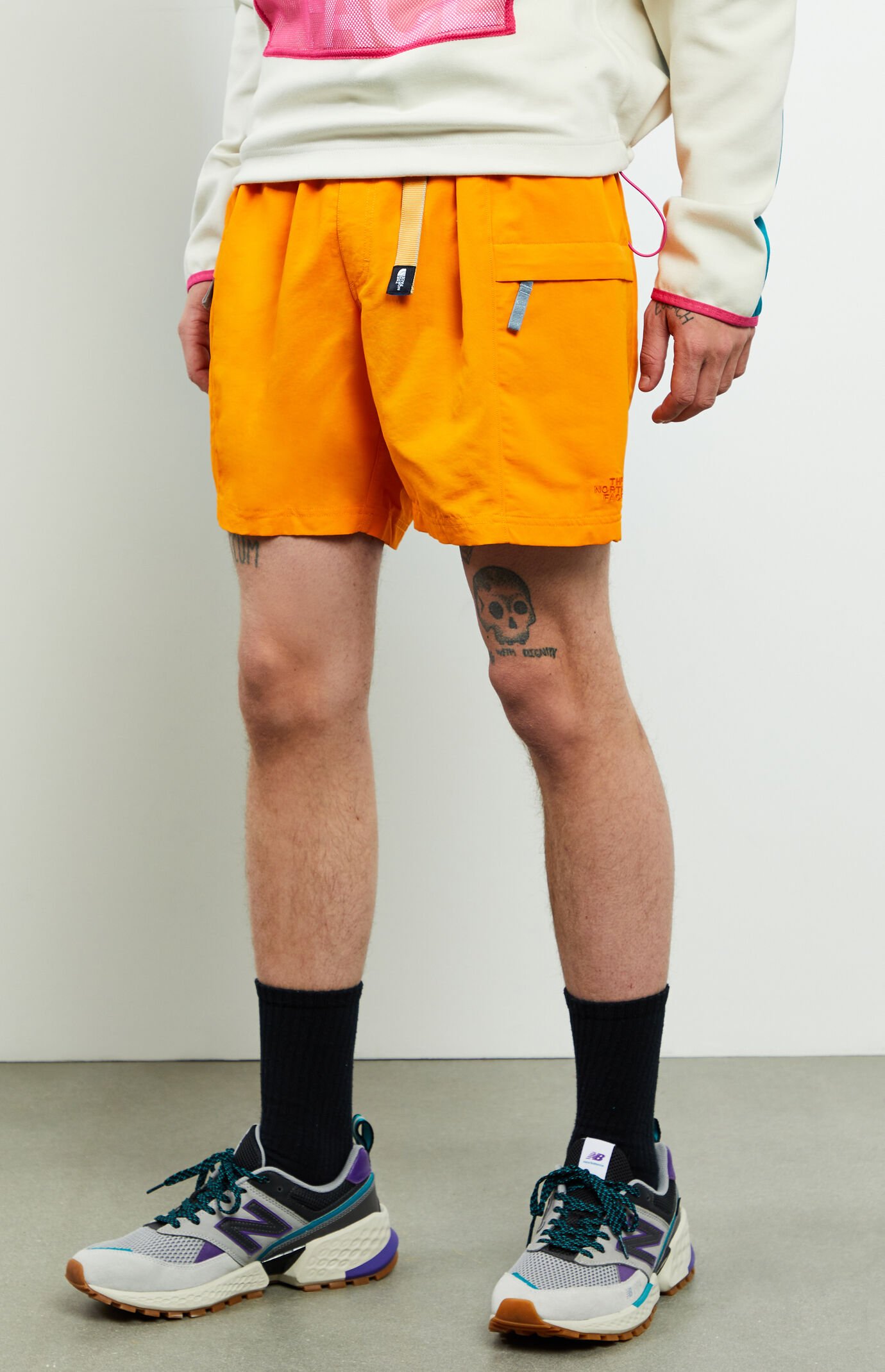 north face class v belted shorts