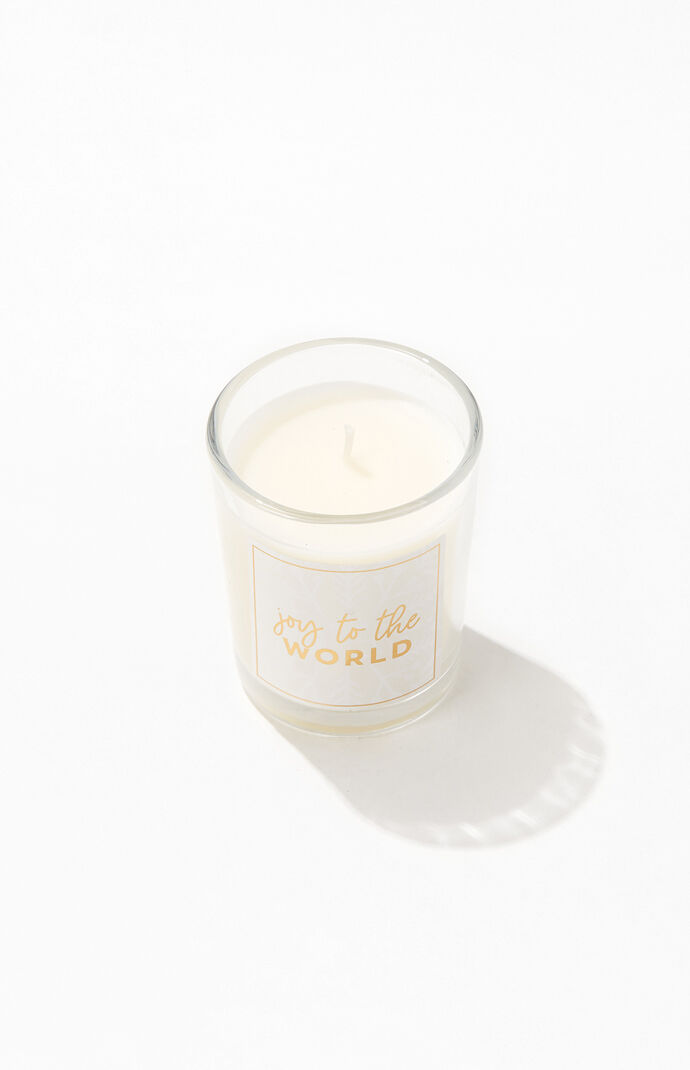 Joy To The World Boxed Candle