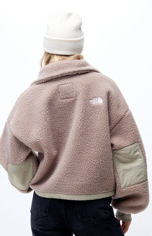 The North Face Eco Platte Sherpa Zip Sweatshirt Pacsun