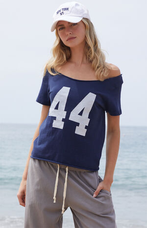 Blue 44 Robyn Off-The-Shoulder Top image number 1