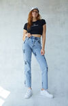 By PacSun Eco Bunny Dad Jeans By PacSun Eco Bunny Dad Jeans image number null