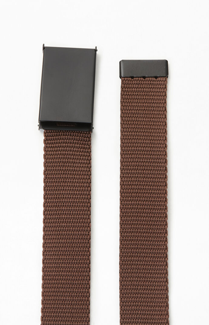 Brown Webbed Belt