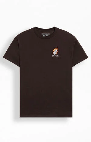 No Luck Dice Embroidered T-Shirt image number 1