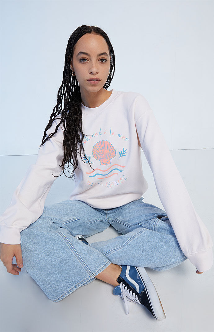 スウェット・トレーナー *MUSINSA STANDARD* Flat terry oversized sweatshirt Lemonade Oversized Varsity Sweatshirt – Clare V.