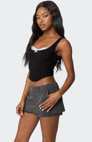 Rosetta Peekaboo Lace Top image number 3