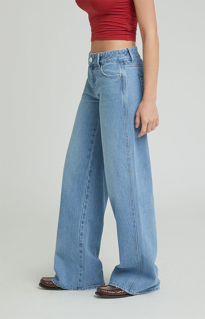 Pacsun Casey Low Rise Baggy Jeans Dark Indigo