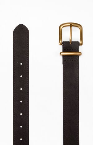 Faux Leather Gold Buckle Belt image number 2