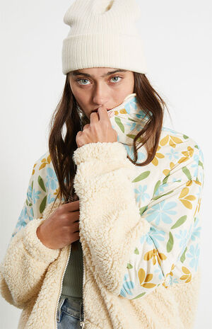 Winter Quilted Sherpa Full Zip Jacket image number 1