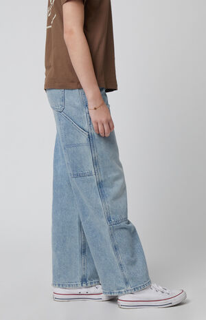 Light Indigo Carpenter Baggy Jeans image number 3
