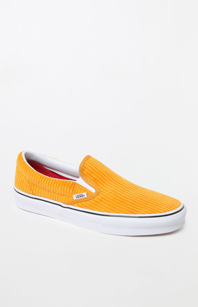 vans yellow slip on vans yellow slip on