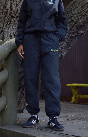 By PacSun Quilted Diamond Sweatpants image number 2