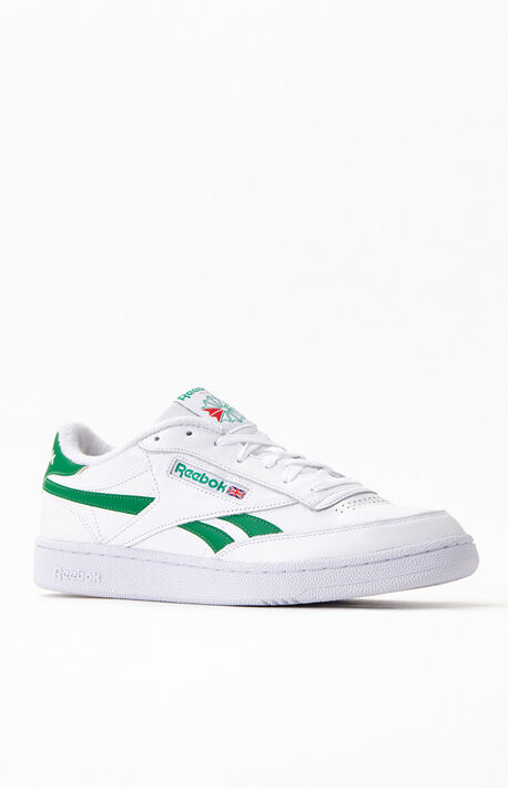 White &amp; Green Club C Revenge Shoes