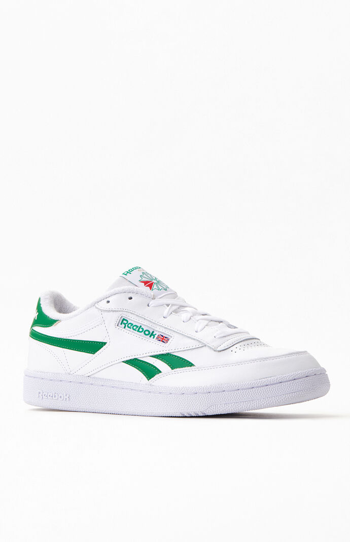 White & Green Club C Revenge Shoes