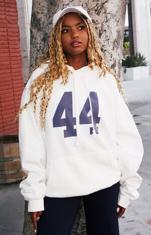 White Christy 44 Oversized Hoodie image number 1