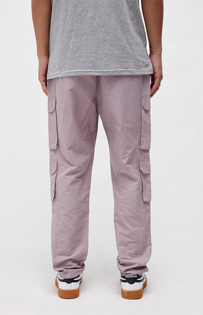 USS2 U-Cargo PNT [Loose-Fit] Sサイズ　24-25 Shop Decibel Baggy Cargo Pants With Chain DECWB476-VIN blue