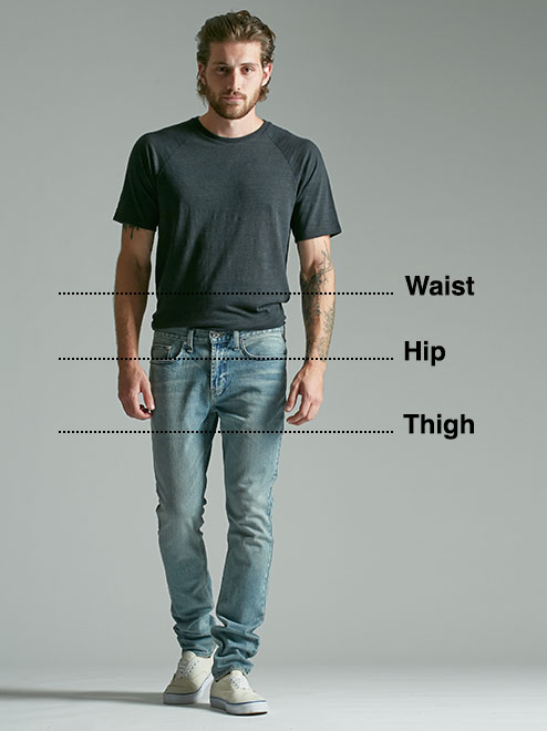Mens Jeans Waist Size Chart