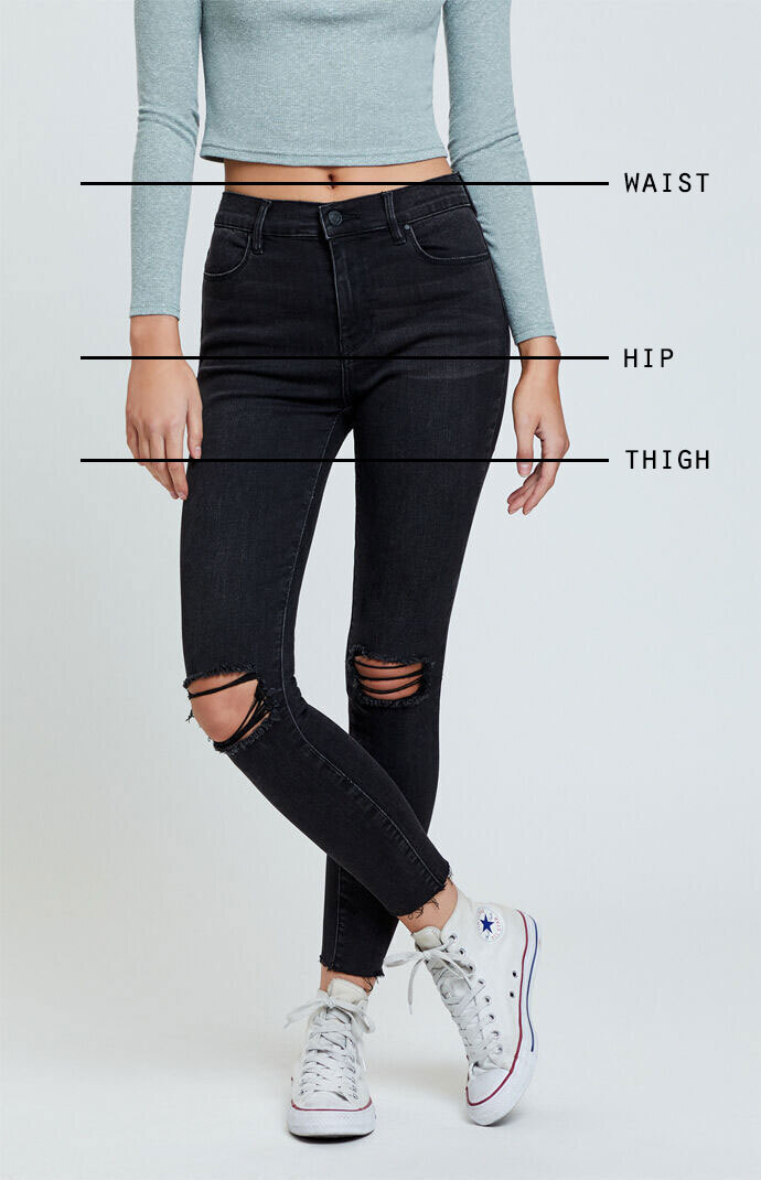 pacsun jean sizes