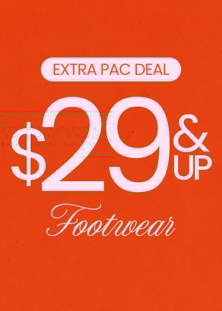 $29 & Up Footwear