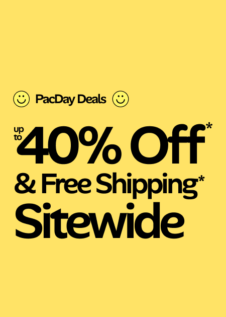 PacDay Deals Up To 40% Off* & FREE Shipping* Sitewide