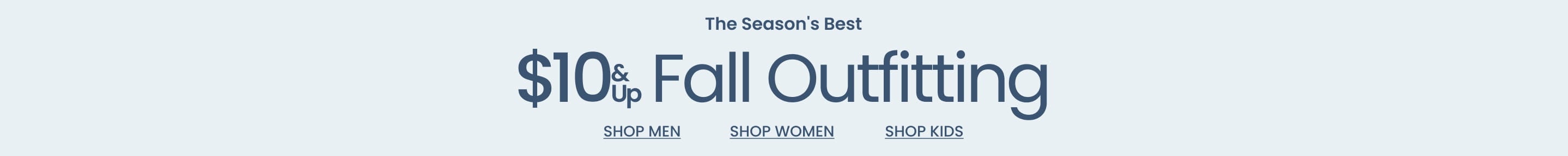 The Season's Best $10 & Up Fall Outfitting